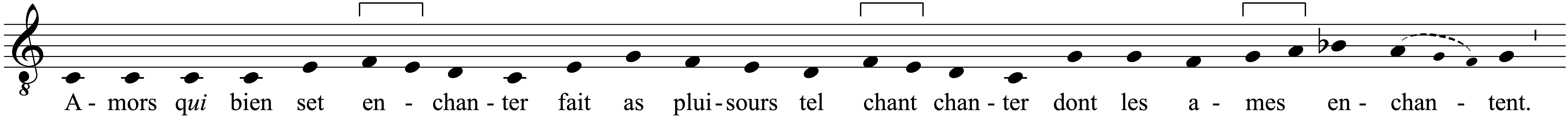 Work musical notation